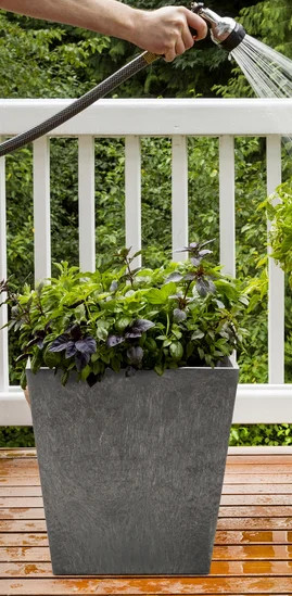 Изображение товара Кашпо Multy Home Sonata Planter EU5100011 (серебристо-серый)