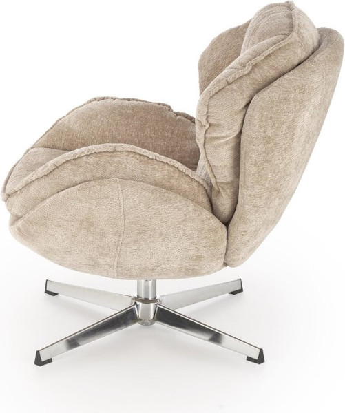 Изображение товара Кресло мягкое Halmar Guido (бежевый/хром)
