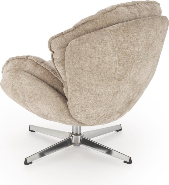 Изображение товара Кресло мягкое Halmar Guido (бежевый/хром)