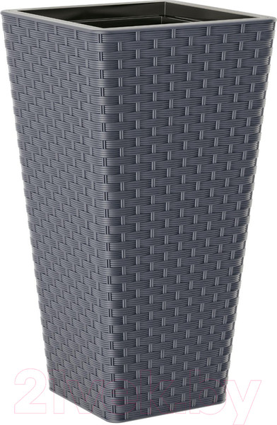 Изображение товара Кашпо Formplastic Rattana Slim / FP-3900-014 (антрацитовый)