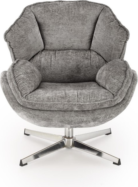 Изображение товара Кресло мягкое Halmar Guido (серый/хром)