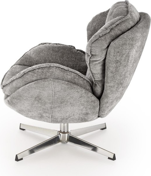 Изображение товара Кресло мягкое Halmar Guido (серый/хром)