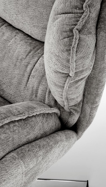 Изображение товара Кресло мягкое Halmar Guido (серый/хром)