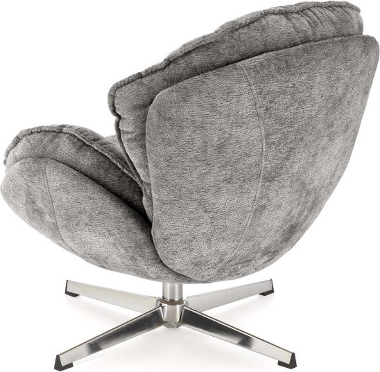 Изображение товара Кресло мягкое Halmar Guido (серый/хром)