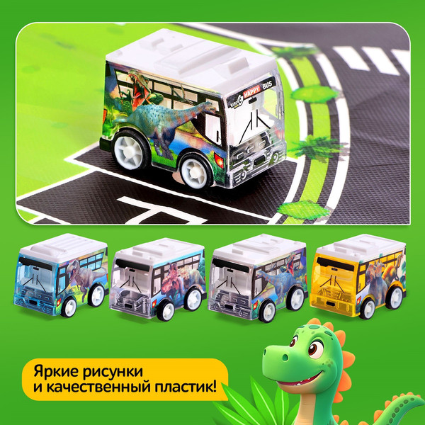 Изображение товара Игровой коврик Автоград Динопарк 738R-101 / 10273282