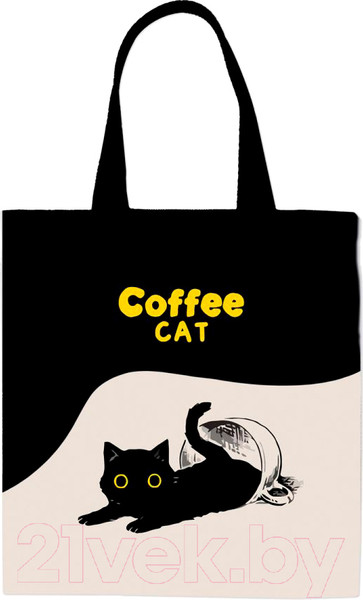 Изображение товара Сумка-шоппер Meshu Coffee Cat / MS_59708