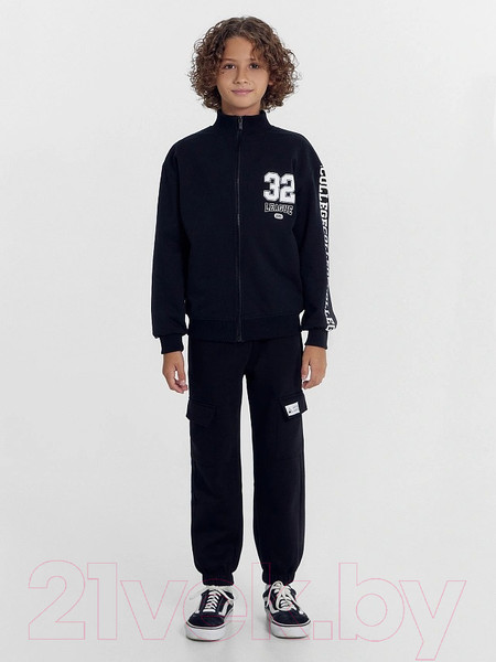 Изображение товара Штаны детские Mark Formelle 183370-1 (р.122-60-54, черный/декор)