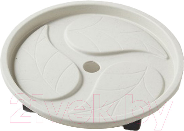 Изображение товара Поддон для вазона BOTANICA Круглый (26x8.2см, серый)