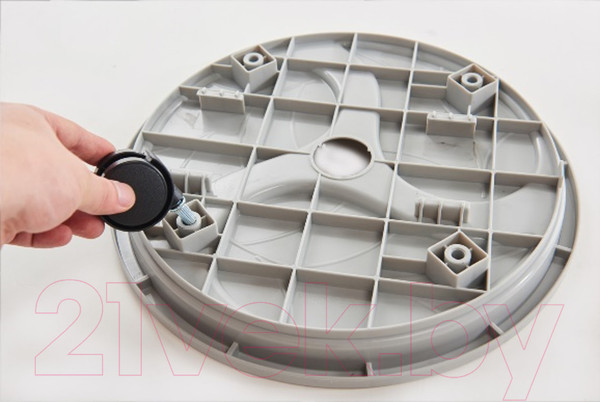 Изображение товара Поддон для вазона BOTANICA Круглый (26x8.2см, серый)