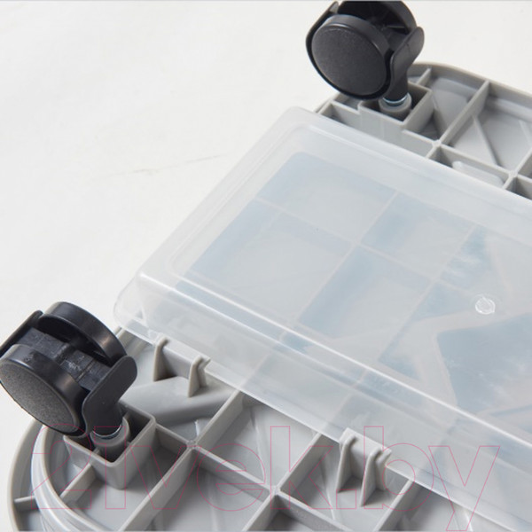 Изображение товара Поддон для вазона BOTANICA Квадратный (26x7.5см, серый)