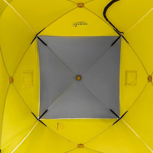 Изображение товара Палатка Premier Fishing Куб-3 / PR-WFSC-210YG (зимняя, желтый/серый)