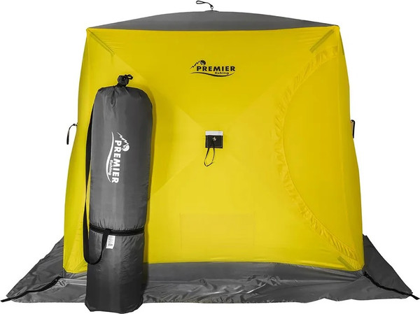 Изображение товара Палатка Premier Fishing Куб-3 / PR-WFSC-210YG (зимняя, желтый/серый)