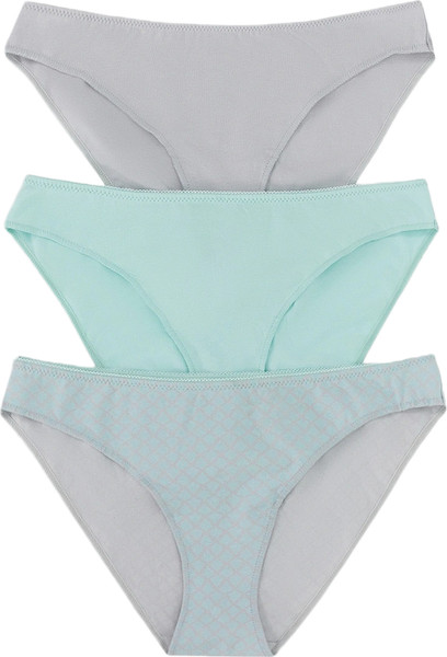 Изображение товара Комплект женских трусов Mark Formelle 412286-3 (р.90, орнамент на сером)