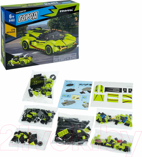 Изображение товара Конструктор Bondibon Город Машина / ВВ6492