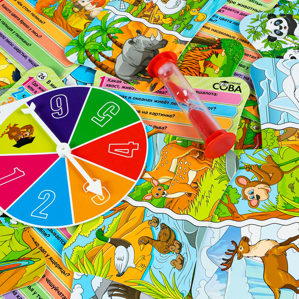 Изображение товара Развивающая игра Bondibon В мире животных Учимся сравнивая / ВВ6025