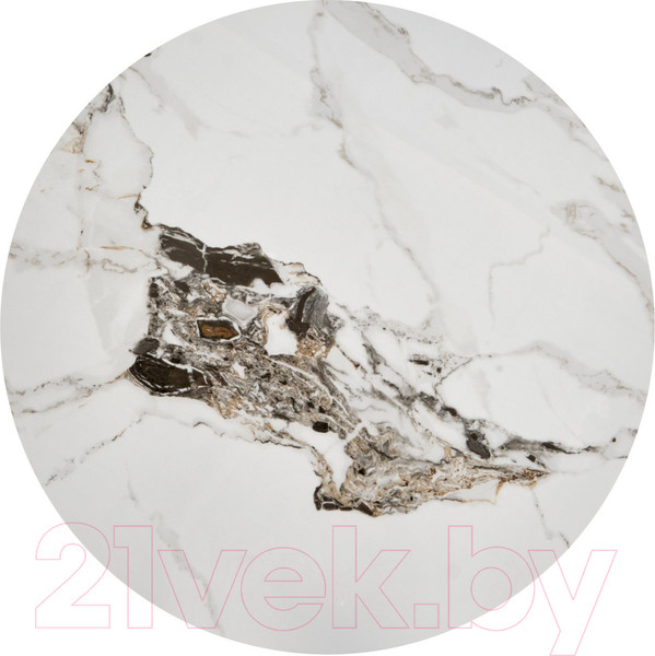 Изображение товара Журнальный столик Halmar Rosa (белый мрамор/серый мрамор/золото)