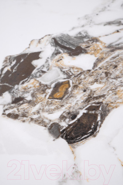 Изображение товара Журнальный столик Halmar Rosa (белый мрамор/серый мрамор/золото)