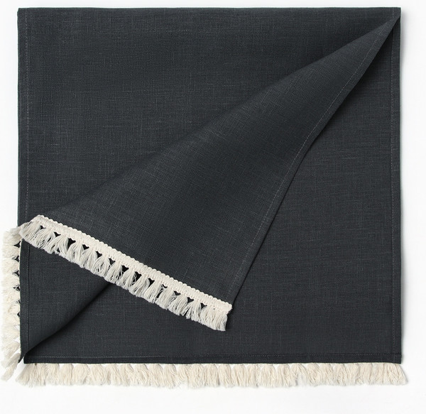 Изображение товара Дорожка на стол Этель Linen Style / 10353319 (40x146, серый микс)