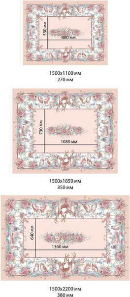 Изображение товара Скатерть Этель Pink magic 150x110 / 4496660