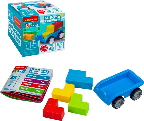 Изображение товара Развивающий игровой набор Bondibon БондиЛогика КарКороль супермини / ВВ6433