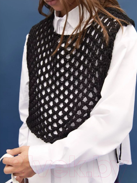 Изображение товара Жилет детский Amarobaby Mesh / AB-OD24-KNIT10M/09-128  (черный, р.128)