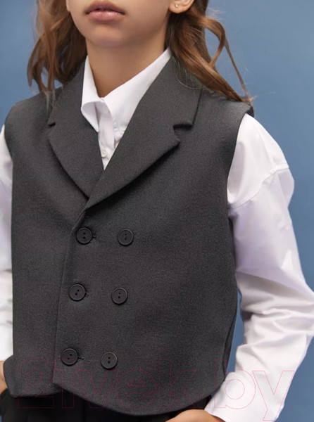 Изображение товара Жилет детский Amarobaby Study Smart / AB-OD24-SS10/11-140 (серый, р.140)