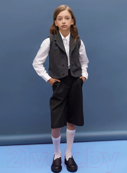 Изображение товара Жилет детский Amarobaby Study Smart / AB-OD24-SS10/11-140 (серый, р.140)
