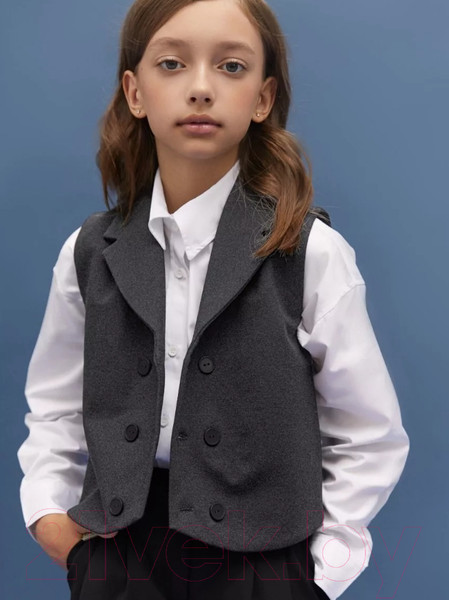 Изображение товара Жилет детский Amarobaby Study Smart / AB-OD24-SS10/11-140 (серый, р.140)
