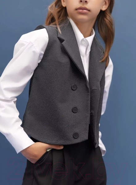 Изображение товара Жилет детский Amarobaby Study Smart / AB-OD24-SS10/11-140 (серый, р.140)