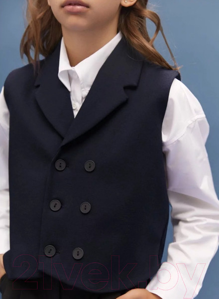 Изображение товара Жилет детский Amarobaby Study Smart / AB-OD24-SS10/20-128 (синий, р.128)