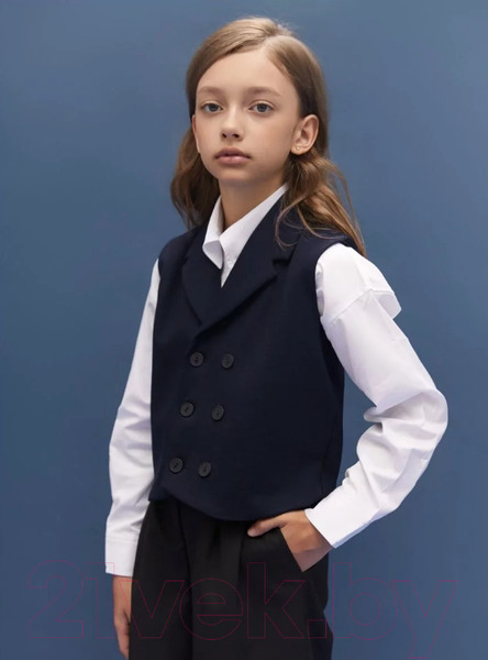 Изображение товара Жилет детский Amarobaby Study Smart / AB-OD24-SS10/20-134 (синий, р.134)