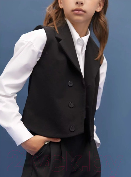 Изображение товара Жилет детский Amarobaby Study Smart / AB-OD24-SS10/09-134 (черный, р.134)