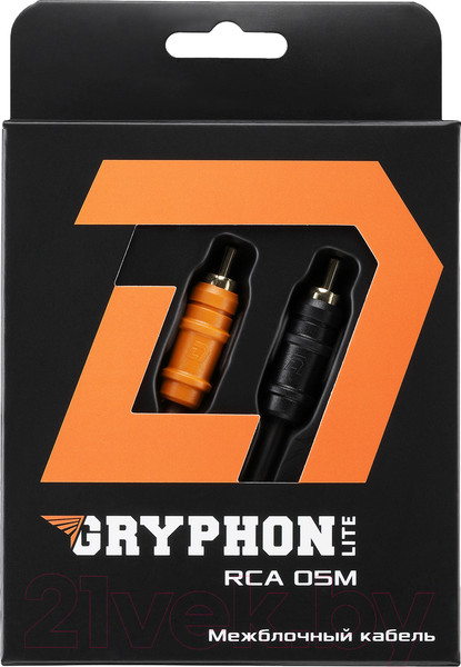 Изображение товара Межблочный кабель для автоакустики DL Audio Gryphon Lite RCA (0.5м)