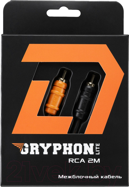 Изображение товара Межблочный кабель для автоакустики DL Audio Gryphon Lite RCA (2м)