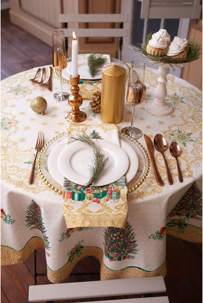 Изображение товара Скатерть Этель Golden Christmas / 5072937