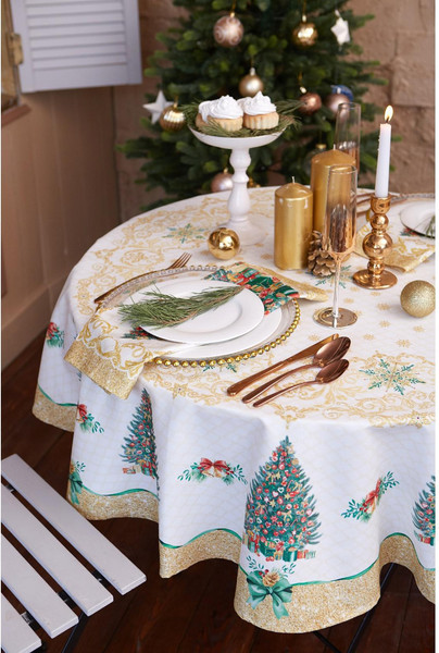Изображение товара Скатерть Этель Golden Christmas / 5072937