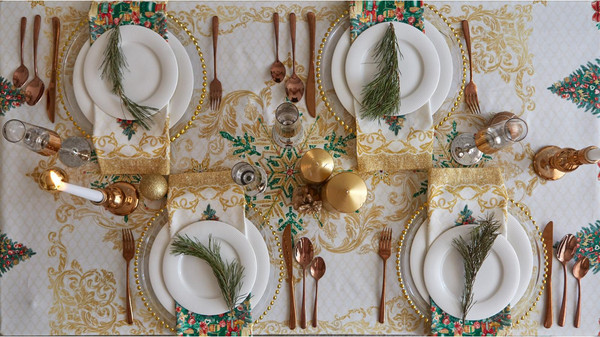 Изображение товара Скатерть Этель Golden Christmas / 5072937
