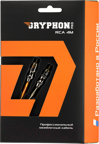 Изображение товара Межблочный кабель для автоакустики DL Audio Gryphon Pro RCA (4м)