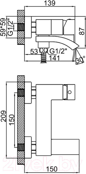 Изображение товара Смеситель Ledeme L73117