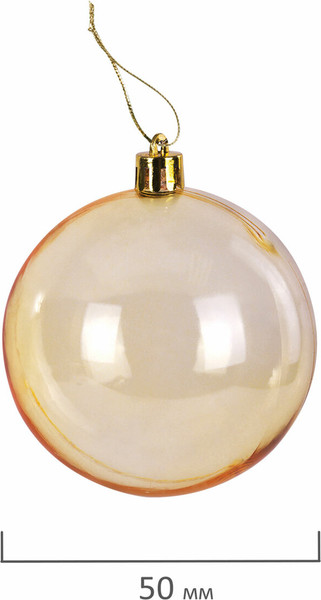 Изображение товара Набор шаров новогодних Золотая сказка Eden Colors / 591976 (24шт, золотистый/жемчужный)