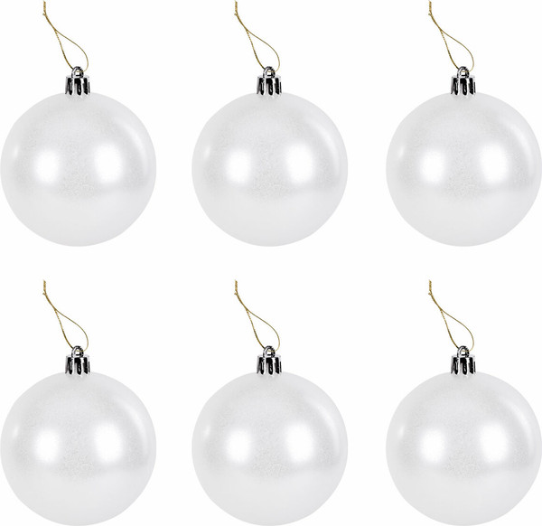 Изображение товара Набор шаров новогодних Золотая сказка Eden Colors / 591976 (24шт, золотистый/жемчужный)