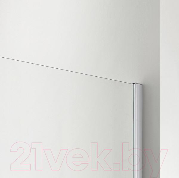 Изображение товара Душевая стенка Aquatek 90x200 / AQ WIW 09020CH (хром/прозрачное стекло)