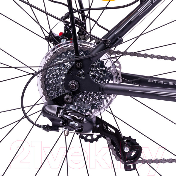Изображение товара Велосипед STELS Navigator 700 MD 27.5 Курьер (21, черный матовый)