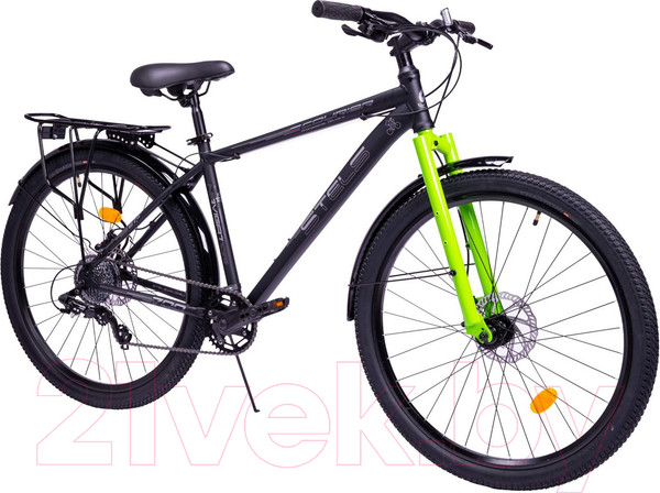 Изображение товара Велосипед STELS Navigator 700 MD 27.5 Курьер (21, черный матовый)