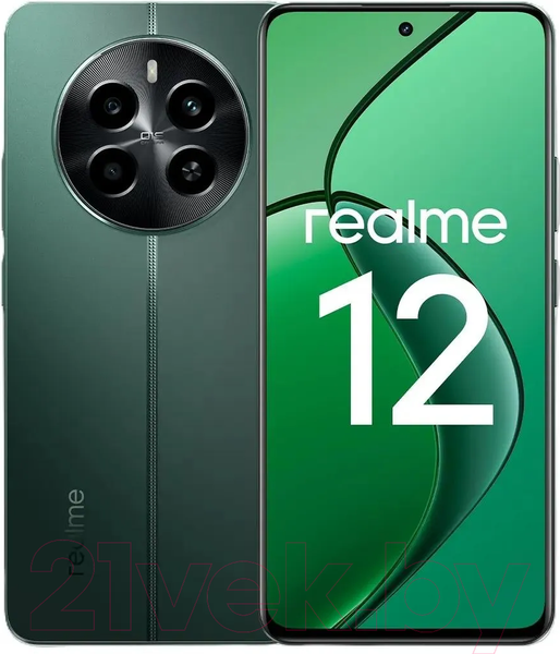 Изображение товара Смартфон Realme 12 8GB/512GB / RMX3871 (зеленый)