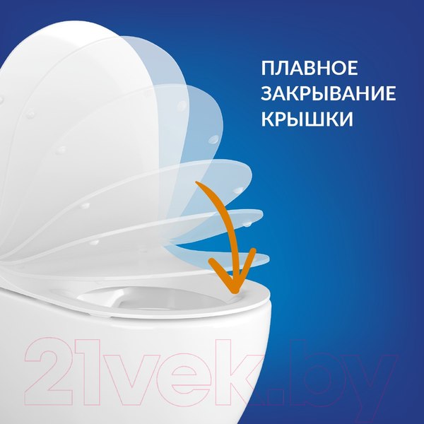 Изображение товара Унитаз подвесной с инсталляцией Cersanit Brasko Smart CO DPL EO Slim + Vector / 68304 (c кнопкой Estetica белый)