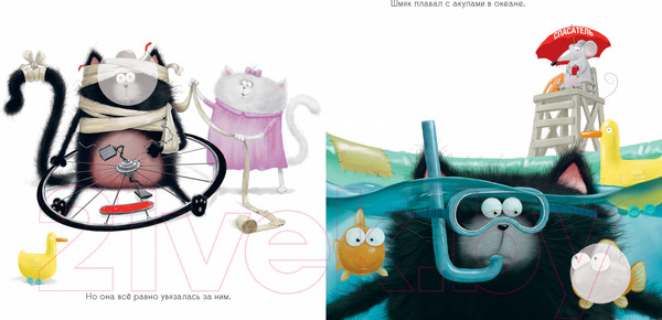 Изображение товара Развивающая книга CLEVER Книжки-картинки. Шмяк и летние каникулы / 9785002114375 (Скоттон Р.)