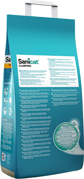 Изображение товара Наполнитель для туалета Sanicat Clumping Unscented (8л)
