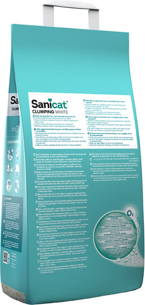 Изображение товара Наполнитель для туалета Sanicat Clumping White Rose (8л)