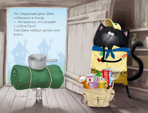 Изображение товара Книга CLEVER Котенок Шмяк - маленький скаут / 9785002115341 (Скоттон Р.)